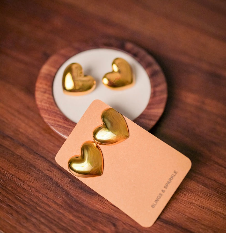Golden Chunky Heart