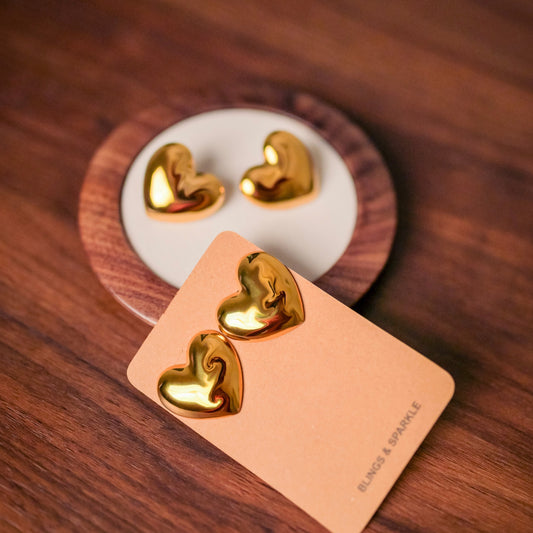 Golden Chunky Heart