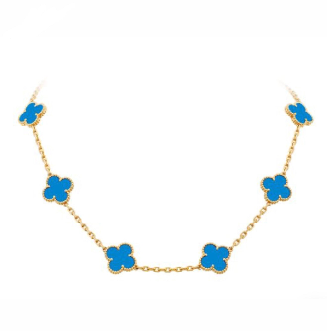 Blue Clove Necklace